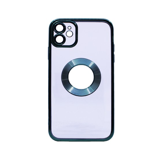 Hard Silicone Case with Camera Protector for Apple iPhone 11 Green